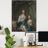 Frau Marsollier und ihre Tochter Poster (Heimbüro)