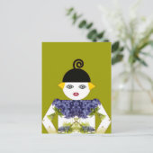Frau Martzkin Blooming Postcard © 2012 M. Martz Postkarte (Stehend Vorderseite)