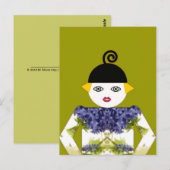 Frau Martzkin Blooming Postcard © 2012 M. Martz Postkarte (Vorne/Hinten)