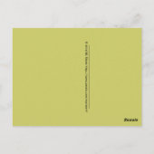 Frau Martzkin Blooming Postcard © 2012 M. Martz Postkarte (Rückseite)