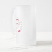 Frau Mattglas Bierglas (Vorderseite Links)