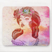 Frau Maus Pad Mousepad (Vorne)