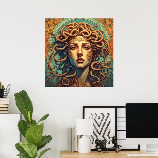 Frau Medusa-Poster Poster (Heimbüro)