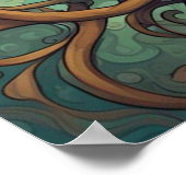 Frau Medusa-Poster Poster (Ecke)