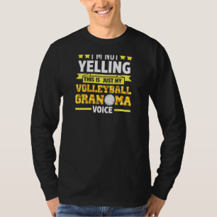 Frau meine Volleyball Oma Voice Volleyball Gran T-Shirt