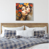 Frau - Meisterwerk Leinwanddruck (Insitu (Schlafzimmer))