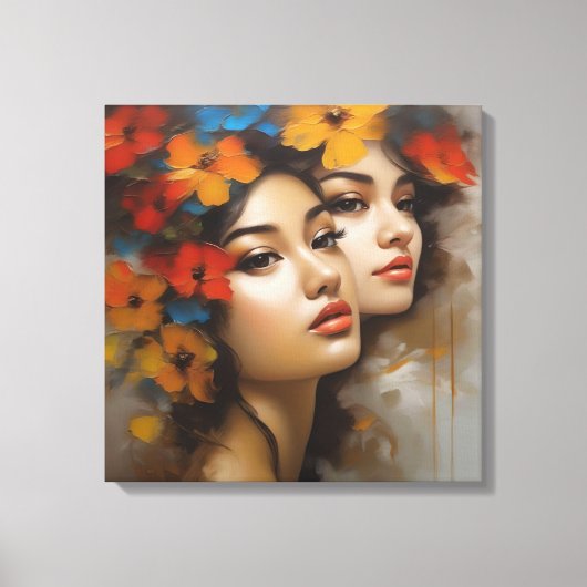 Frau - Meisterwerk Leinwanddruck (Vorderseite)