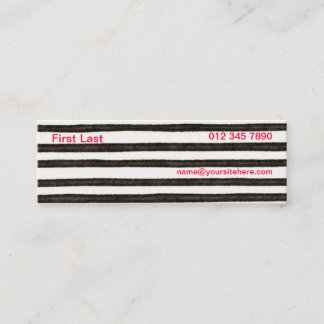 Frau Mini Visitenkarte