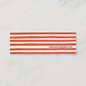 Frau Mini Visitenkarte (Rückseite)