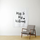 Frau Miss. | Benutzerdefinierte Hintergrunddekor d Wandteppich (Beispiel)