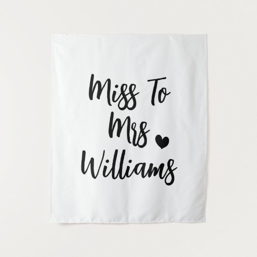 Frau Miss. | Benutzerdefinierte Hintergrunddekor d Wandteppich (Vorderseite)