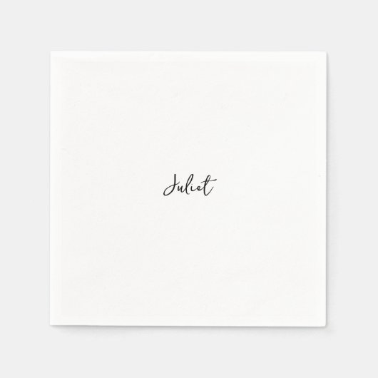 Frau Miss zu Hause zum beliebtesten Brautparty Serviette (Vorderseite)