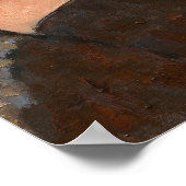 Frau mit bangfarbenem Haar von Amedeo Modigliani Poster (Ecke)