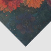 Frau mit Blume Entkundung Seidenpapier (Detail)