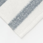 Frau mit Blume Fleecedecke (Ecke)