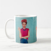 Frau mit Blume im Haar Kaffeetasse (Links)