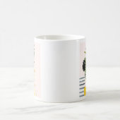 Frau mit Blume Kaffeetasse (Mittel)