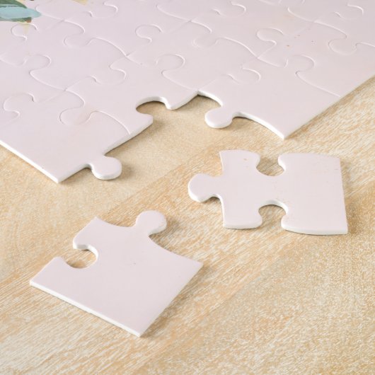 Frau mit Blume Puzzle (Seite)
