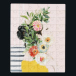 Frau mit Blume Puzzle<br><div class="desc">Grow your own Way I by Victoria Borges. | 138523GG</div>