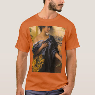 Frau mit Blumenkorb T-Shirt