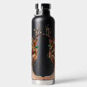 FRAU MIT BUNten WEIHNACHTSLICHTERN IM HAAR Trinkflasche (Rechts)