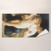 Frau mit Cupid, Bouguereau Badehandtuch (Badehandtuch)
