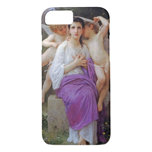 Frau mit Cupid, Bouguereau Case-Mate iPhone Hülle (Rückseite)