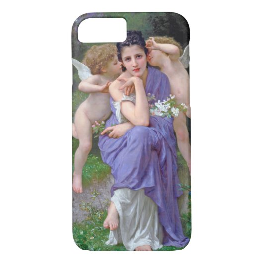 Frau mit Cupid, Bouguereau Case-Mate iPhone Hülle (Rückseite)