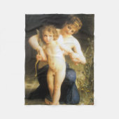 Frau mit Cupid, Bouguereau Fleecedecke (Vorderseite)