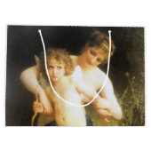 Frau mit Cupid, Bouguereau Große Geschenktüte (Rückseite)