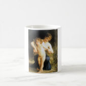 Frau mit Cupid, Bouguereau Kaffeetasse (Mittel)