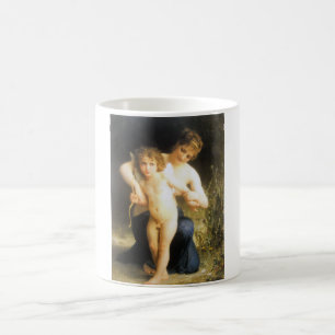 Frau mit Cupid, Bouguereau Kaffeetasse