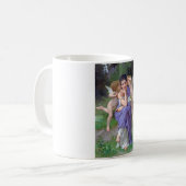 Frau mit Cupid, Bouguereau Kaffeetasse (Vorderseite Links)