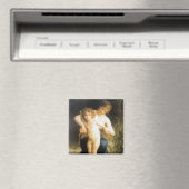 Frau mit Cupid, Bouguereau Magnet (In Situ (Geschirrspüler))