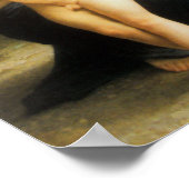 Frau mit Cupid, Bouguereau Poster (Ecke)