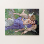 Frau mit Cupid, Bouguereau Puzzle (Horizontal)