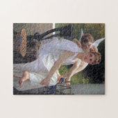 Frau mit Cupid, Bouguereau Puzzle (Horizontal)