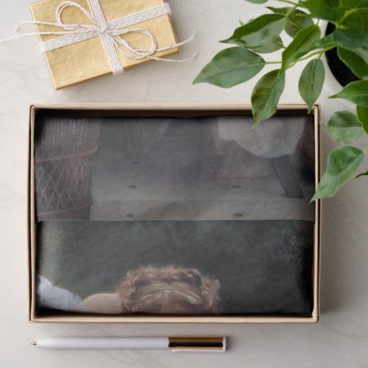 Frau mit Cupid, Bouguereau Seidenpapier (Geschenk)