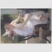 Frau mit Cupid, Bouguereau Seidenpapier (Vorderseite)