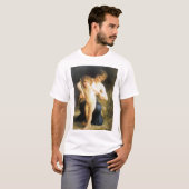 Frau mit Cupid, Bouguereau T-Shirt (Vorne ganz)
