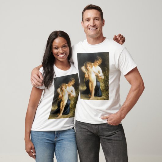 Frau mit Cupid, Bouguereau T-Shirt (Unisex)