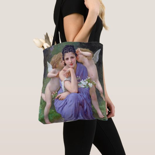 Frau mit Cupid, Bouguereau Tasche (Von Nahem)
