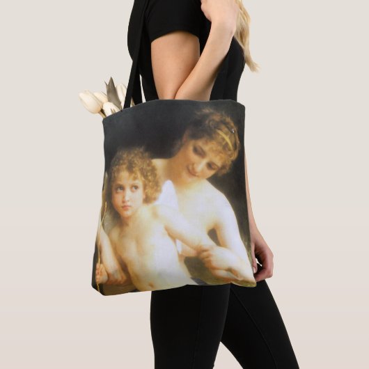 Frau mit Cupid, Bouguereau Tasche (Von Nahem)