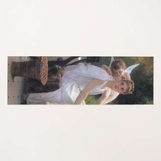 Frau mit Cupid, Bouguereau Yogamatte (Vorderseite (Horizontal))