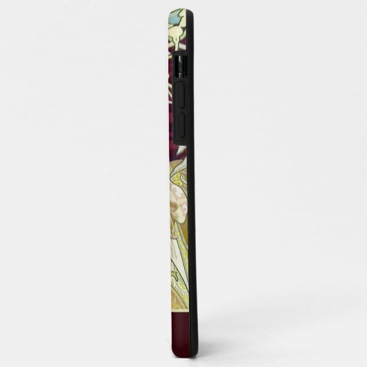 Frau mit Daisy - Alphonse Mucha Case-Mate iPhone Hülle (Hinten/Links)