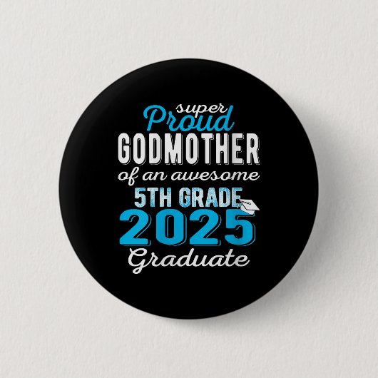 Frau mit dem 5. Grade Graduate 2025 Button (Vorderseite)