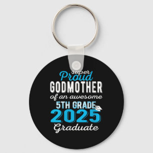 Frau mit dem 5. Grade Graduate 2025 Schlüsselanhänger
