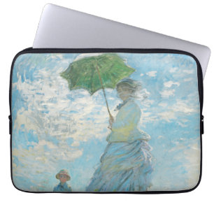 Frau mit dem Parasol Claude Monet Laptopschutzhülle