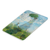 Frau mit dem Parasol Claude Monet Magnet (Linke Seite)