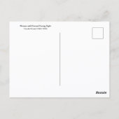 Frau mit dem Parasol Claude Monet Postkarte (Rückseite)